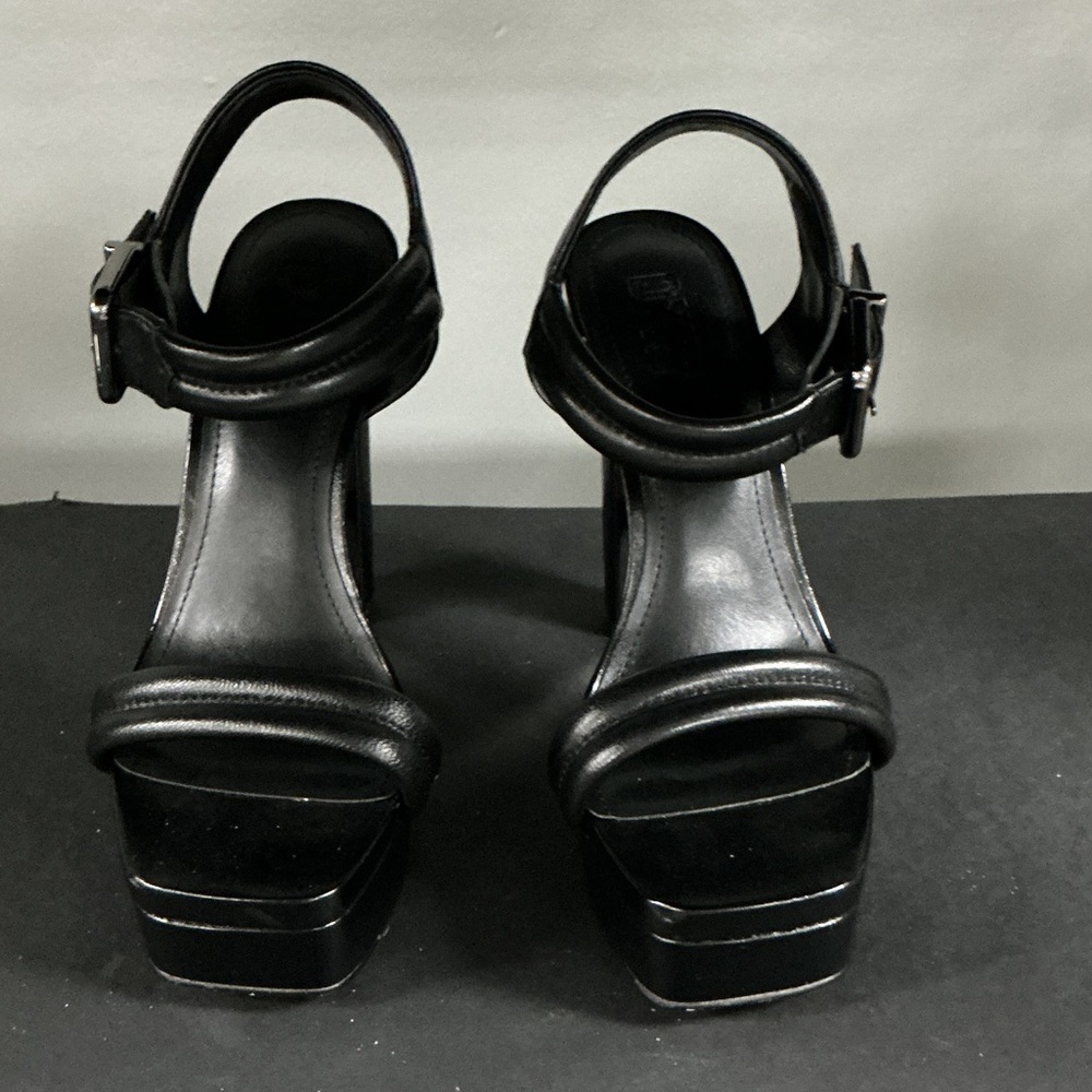 DKNY Jaysha Buckled Anklestrap Platform Sandals